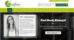 Desktop Screenshot of ecocoiffures.nl